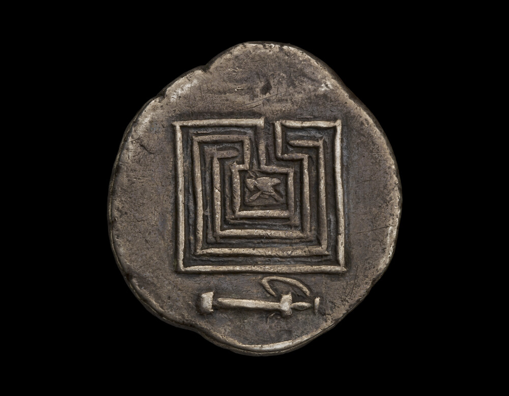 Ancient Greek silver coin